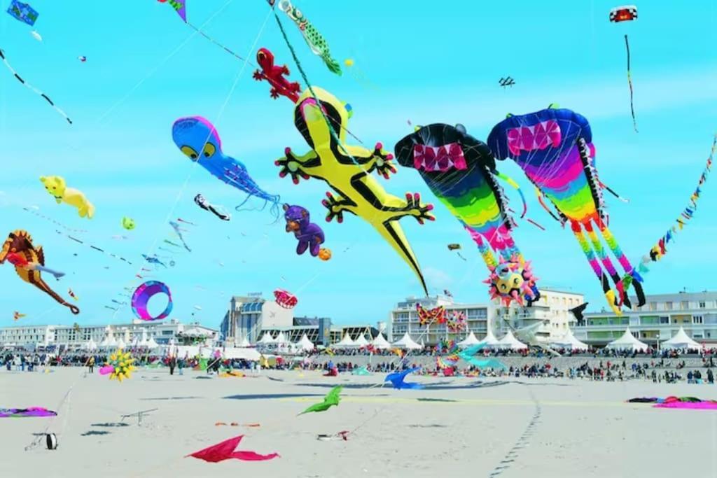 BerckCozy D'Opale Charmant T1 Bord De Mer Cour Privee Et Clot Wifi 3 Pers Animaux Acceptes Gratuit公寓 外观 照片